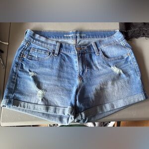 Old Navy Blue Denim Women Shorts